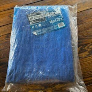 Tarp 16x20ft blue covers 320sq feet